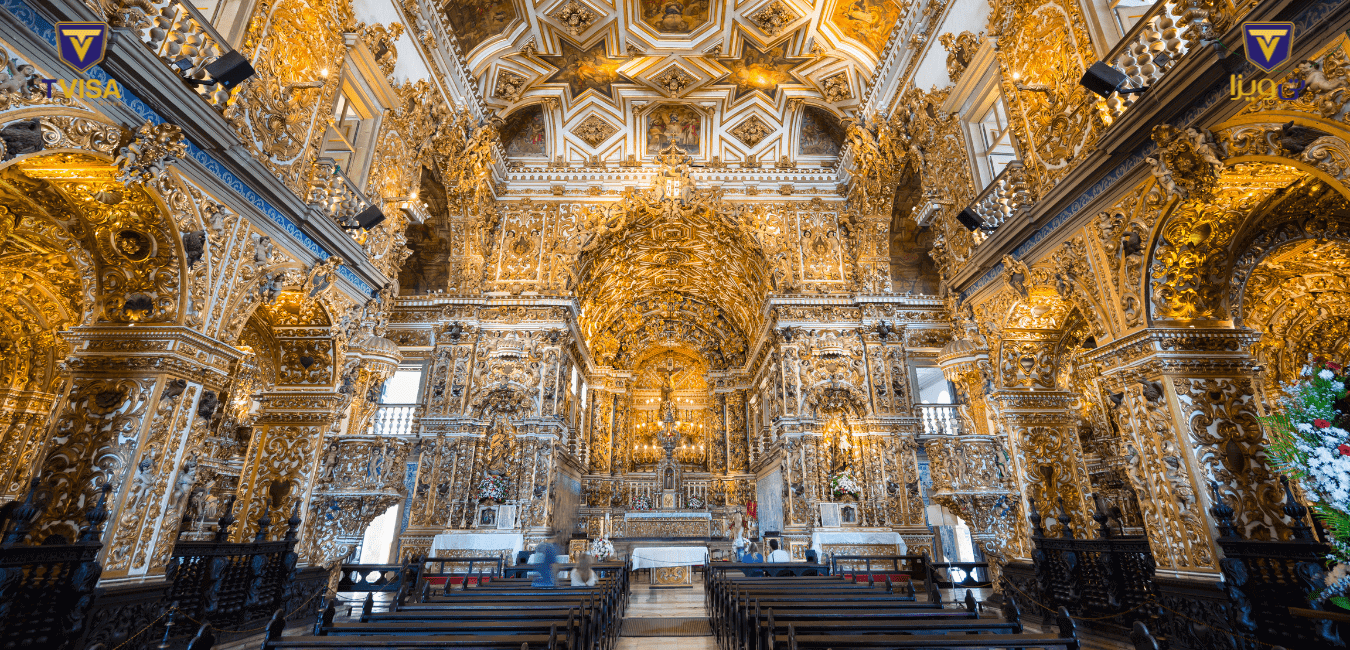 کلیسای سائو فرانسیسکو از مناطق دیدنی کشور پرتغال