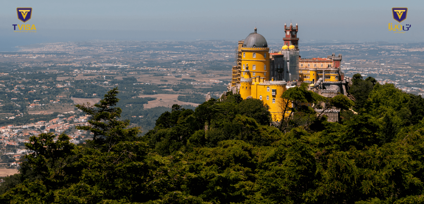 کاخ پنا از مناطق دیدنی کشور پرتغال